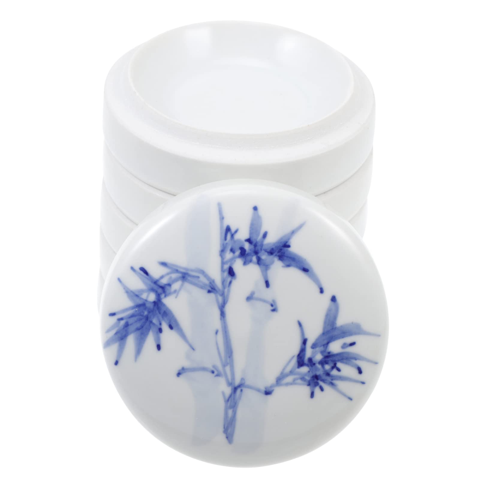 ARTIBETTER 5-Layer Ceramic Painting Palette Set Easy-Clean Pigment Plate for Watercolor Artists Boys and Girls