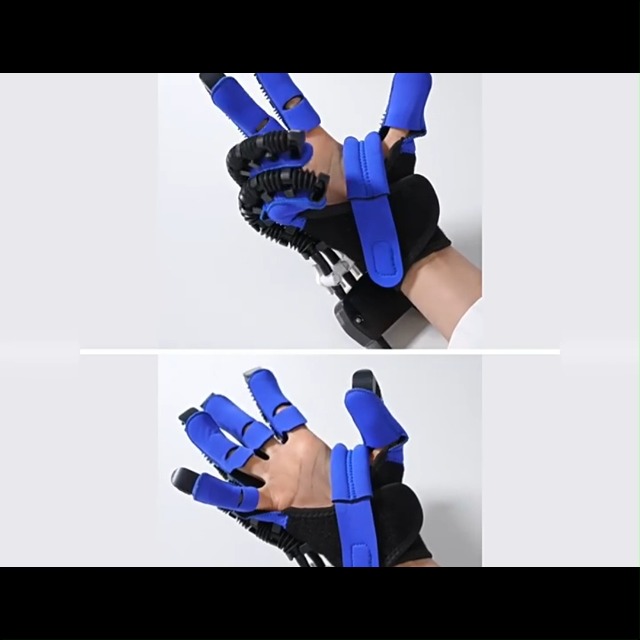 Hand Funktion Therapie Rehabilitation Roboter Handschuhe Finger Training Reha Roboter Handschuhe Schlaganfall Hemiplegie Rehabilitation Handschuh(A:Linke Hand B:Rechte Hand)(Size:A S,Color:Orange) Drogerie & Körperpflege