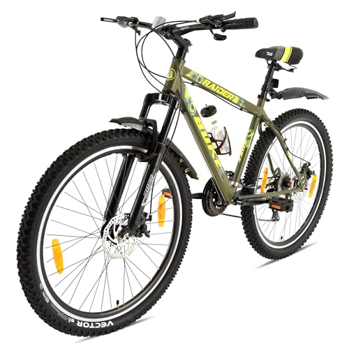 Buke Raider 27.5T MTB Bicycle for Men|Steel Frame:17.5 inch | 21-Speed Shimano Gear | Front Suspension | Dual Disc Brakes | MTB, Bulged/Double-Wall Alloy Rim(Army Green) (B0BYB9752D) Amazon Price History, Amazon Price Tracker