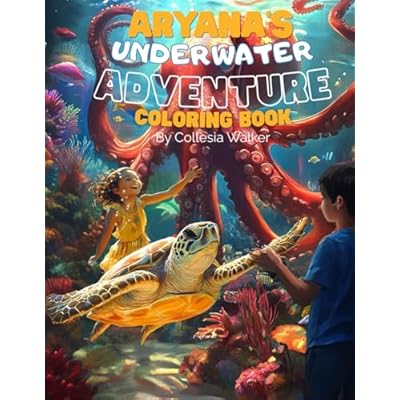 Aryana's Underwater Adventure Coloring book
