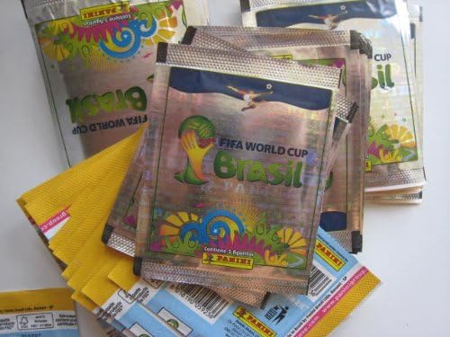 PANINI BRAZIL STICKERS 50 Packs FIFA World Cup Brasil 2014-5 stickers per pack total of 250 stickers !!!