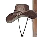 Pmsanzay Wall-Mounted Silver Metal Hat & Wig Display Racks/Cowboy Hat Rack Cowboy Hat Holder Coyboy Hat Organizer/Cowgirl Straw Hat Cap Storage Display Holder Rack Dryer Stand Organizer