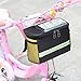Hesaohuk Bicycles Handlebars Bag Bikes Frame Panniers Organizers Bag Large Bicycles Front Storage Pouches with Reflectives Strips