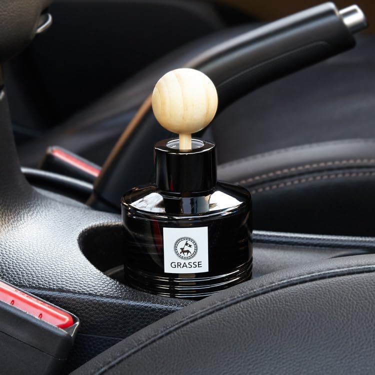 2 Pack Bullsone Grasse Diffuser, Natural Essential Oil Air Freshener for Car & Home, BlackBerry & Cherry Scent, 3.55oz