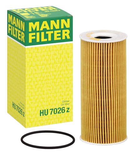 Mann Filter HU 7026 Z Cartridge Oil Filter Replacement Compatible With Porsche 911, 718 Boxster, 718 Cayman, 718 Spyder