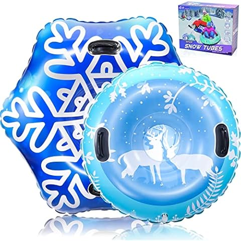 EUTOYZ Sledge Children from 4 5 6 7 8 9 Years Boys, Snow Toy Snow Tube Children Girls 5-12 Years Inflatable Sledge Outdoor Equipment Winter Cover