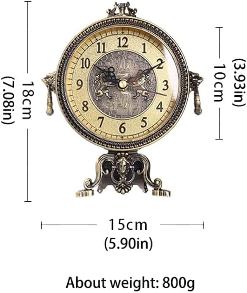 ヨーロッパ式アイデア置き時計ファッションレトロ時計台時計 Amazon｜置時計 ヨーロッパのレトロな金属製の置き時計