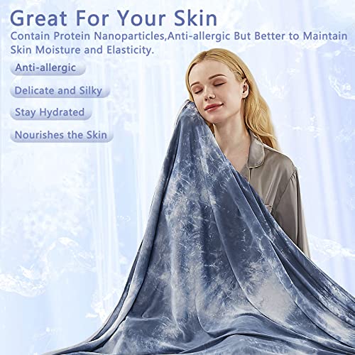 Topcee Cooling Throw Blanket for Hot Sleepers,Arc-Chill Q-Max >0.5 Cool Fiber,100% Oeko-Tex Certified Lightweight Summer Cool Blanket for Travel/Outdoor Ultra Cold Breathable,50''x70''