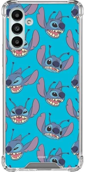 Skinit Clear Phone Case Compatible with Galaxy A13 5G - Officially Licensed Disney Lilo and Stitch Stay Weird Design