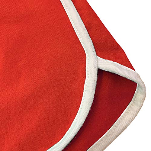 Little Beauty Athletic Elastic Waist Yoga Running Workout Dophin Shorts Red S #TOP5