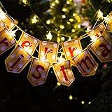 decoracion vintage navidad 2018 【Material duradero】 nuestros carteles de decoración navideña están hechos de arpillera, duraderos y reutilizables, no huelen mal y se pueden doblar fácilmente.