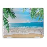 MightySkins Skin Compatible with HP Spectre x360 14' (2022) Full Wrap Kit - Pristine Beach | Protective, Durable, and Unique Vinyl Decal wrap Cover | Easy to Apply | Made in The USA