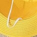 Yofuhope Straw Hat Cospaly Cap Halloween Hats Performance Costume Party Straw hat for Men Women Kids Yellow Strawhats Summer Hat (Yellow)