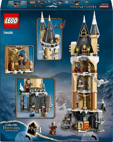 Harry Potter Guferia del Castello di Hogwarts, Gioco per Bambini e Bambine da 8 Anni in su con 3 Minifigure e 5 Gufi Giocattolo, Idea Regalo dal Wizarding World, Set Modulare 76430 - Lego - Immagine 11