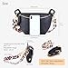 Fanny Packs Waist Bag for Women-Fashion Crossbody Bags Chest Purses Belt Bag with 2 Adjustable Strap (Black)