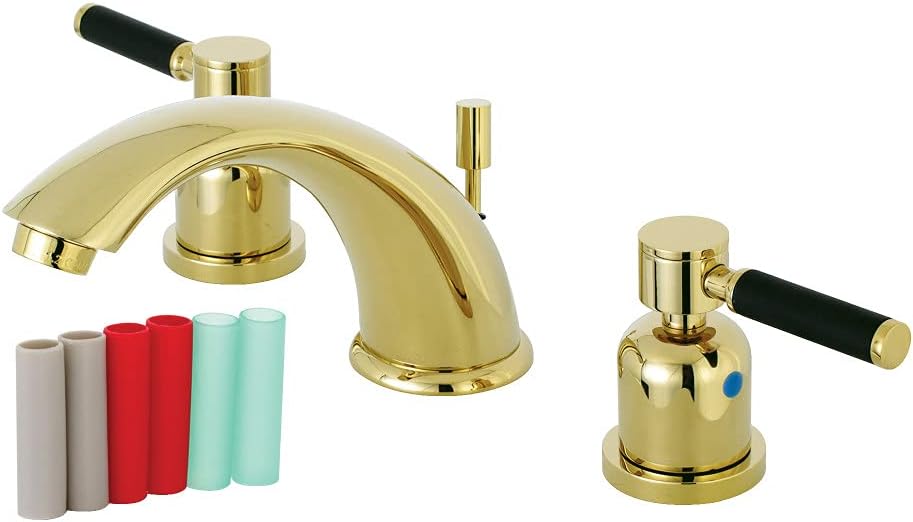 Promo Discount Up To 70% Off Kingston Brass KB8962DKL Kaiser Widespread Bathroom Faucet, Polished Brass Super Cheap ๐ Kingston Brass KB8962DKL Kaiser Widespread Bathroom Faucet, Polished Brass