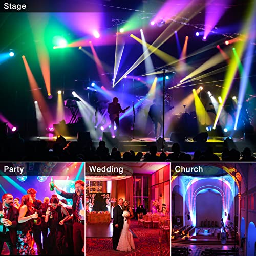 Stage Lights 36Led Par Light - Oppsk 2 Pack 36W Rgb Stage Lighting With Sound Activated Auto Play Remote & Dmx Controlled Uplight For Wedding Church Holiday Dj Club Party Lighting #TOP3
