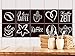 GRAZDesign Fliesenaufkleber glänzende Folie - Fliesenaufkleber Küche Kaffee Motiv - Fliesenfolie Braun - Fliesen überkleben Kaffeezeit / 10x10cm / 770533_10x10_FS10st