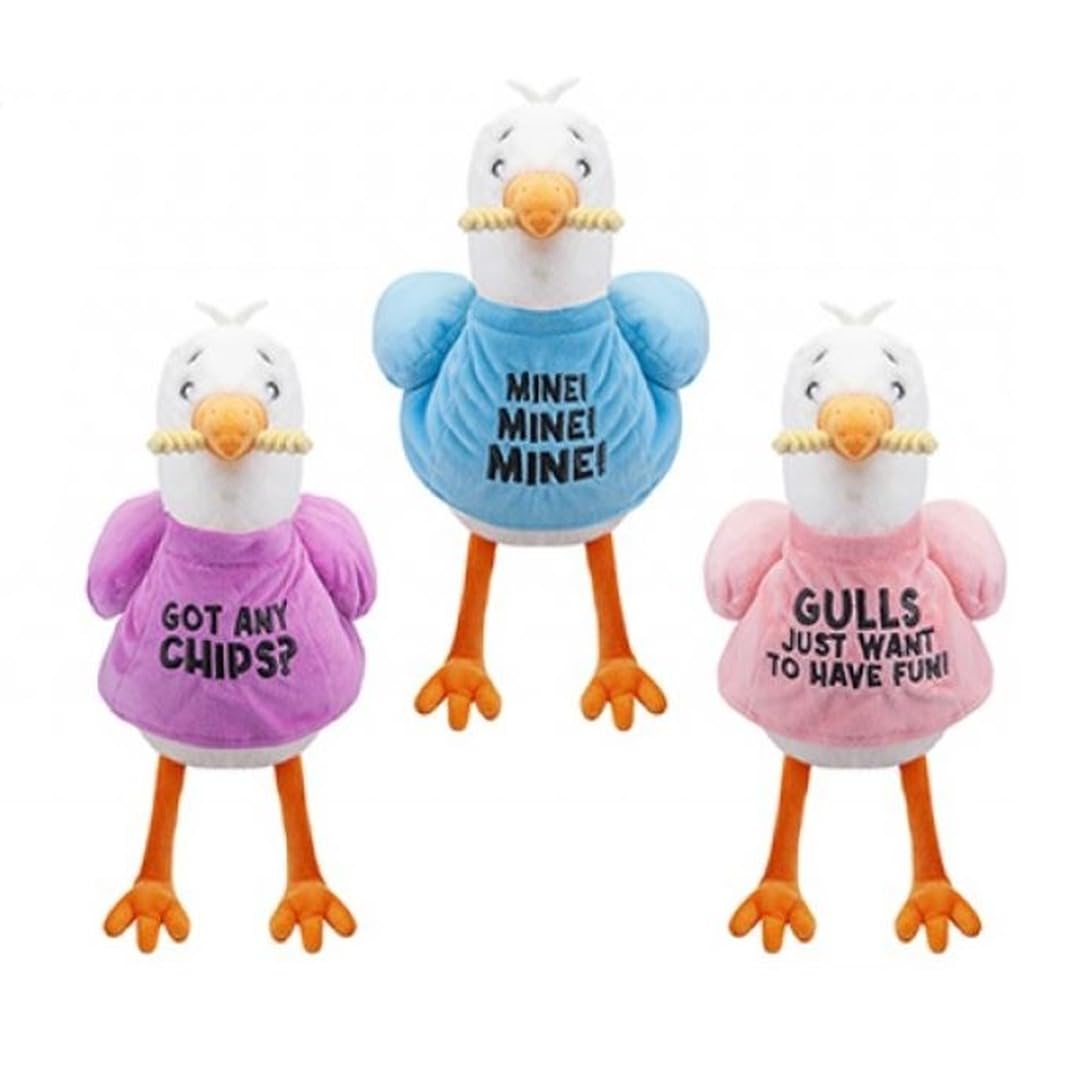 PMS Gully Seagull With Neon Top 26cm Soft Toy (Styles Vary)