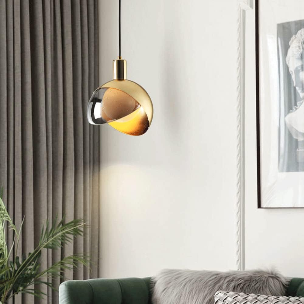 Modernd, Single Head Glass, Mid Century Adjustable Height Dining Room Bar Kitchen Island Decorative