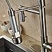 Senlesen Brushed Nickel Kitchen Sink Faucet Pull Out Down Sprayer Mixer Taps Wet Sink Bar Faucets with 10'' Hole Cover Plate