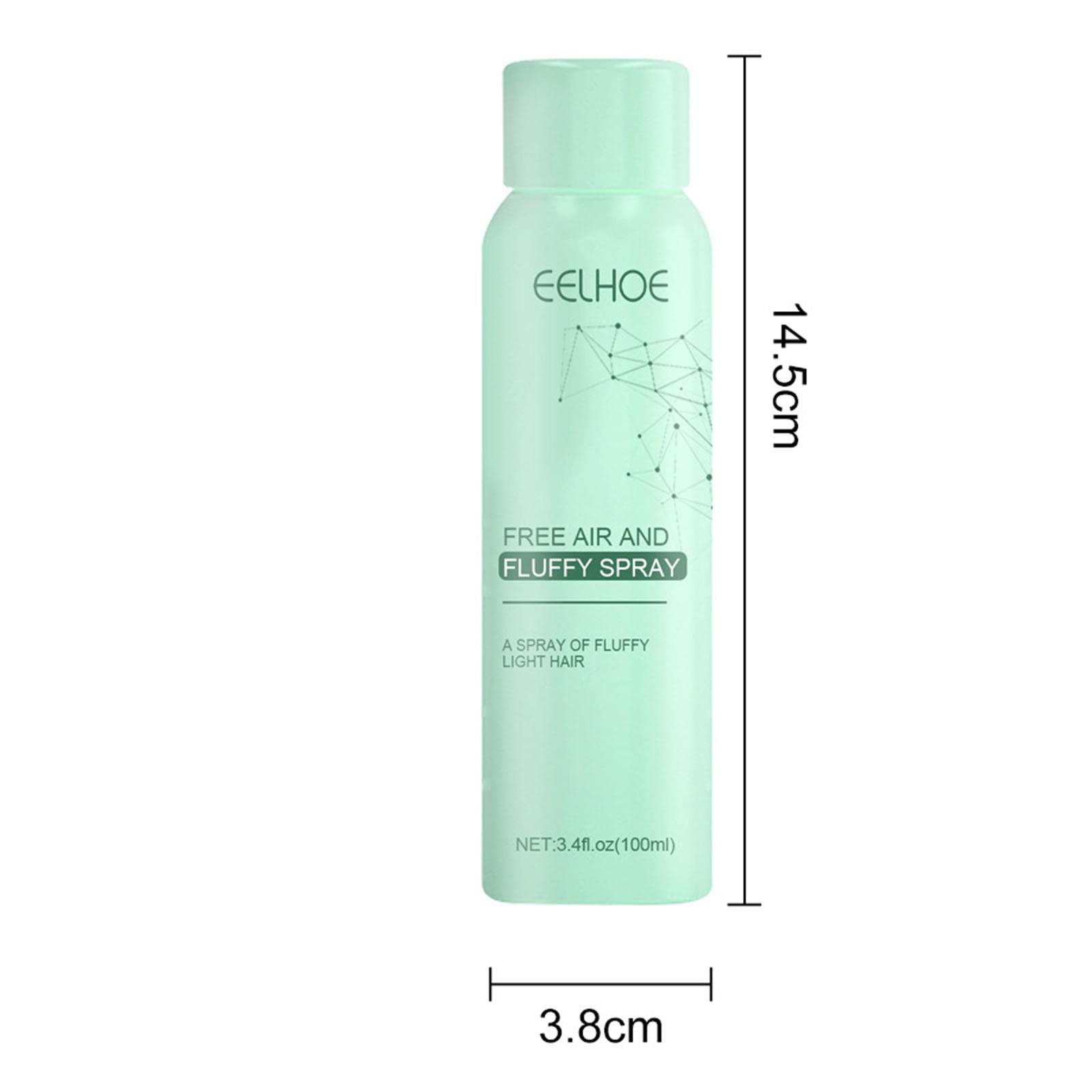 Harilla 6x 100 Ml 3,38 Unzen Spray für Trockenes Haar, Portable, Versetzbar, Ölkontrolle, Praktisch, Kein Waschen, Haarspray, Haarstyling Spray, Trockenshampo