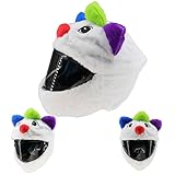 Motorcycle Helmet Cover Crazy Fun Easy to Install Dust Cap for Fun Rides and Gifts Cartoon Protective case for Motorcycle Helmet（Helmet not Included