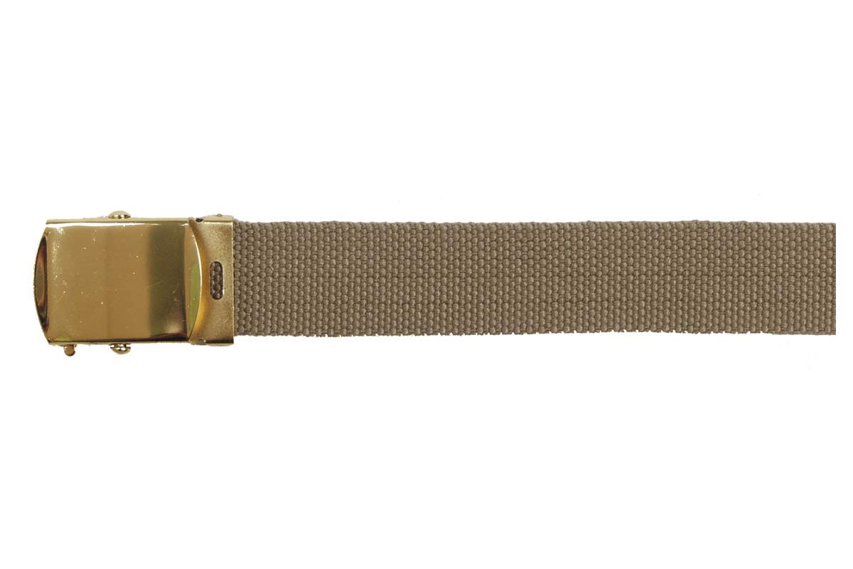 MFH Ceinture Avec Boucle En Métal - Ceinture En Tissu - Longueur Réglable Jusqu'à 130 Cm - Largeur : 3 Cm - Plusieurs Couleurs