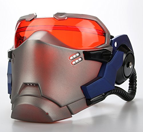 Gmasking 2018 Halloween John Morrison Cosplay Light-up Mask 1:1 Props Black - //coolthings.us