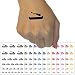 Canoe Doodle Temporary Tattoo Water Resistant Fake Body Art Set Collection - Light Pink (One Sheet)