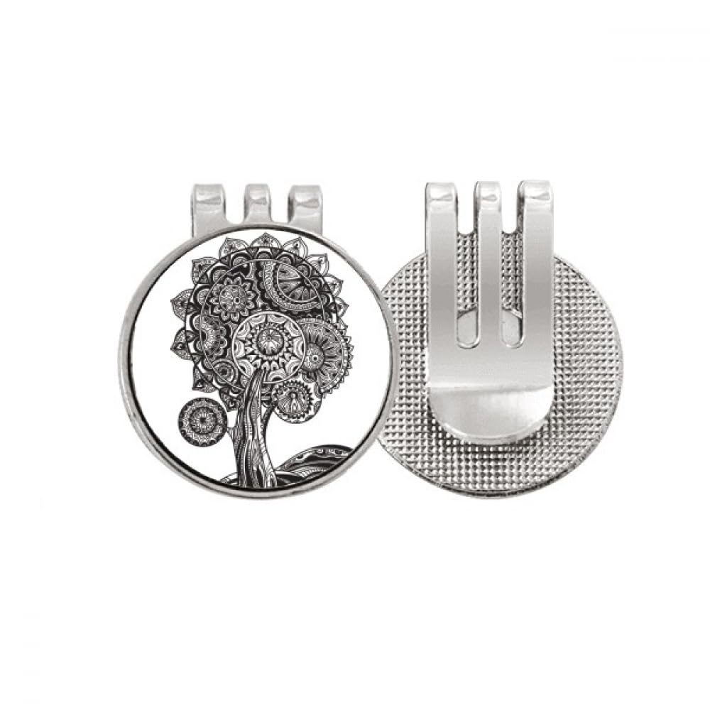 Marqueur de balle de golf émail tournesol, un accessoire chic et durable