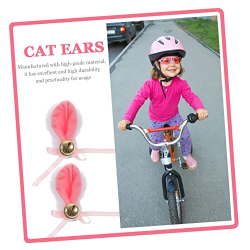 Abaodam 1 Set Helm-Dekoration Trendiges Dekor Moterbike-Helme Helm-Ohr Kreatives Kätzchen-Ohr Roller-Helm Dekor Helm Katzenohren Lokomotiv-Zubehör Aufkleber Ohrringe Verzieren – Bild 7
