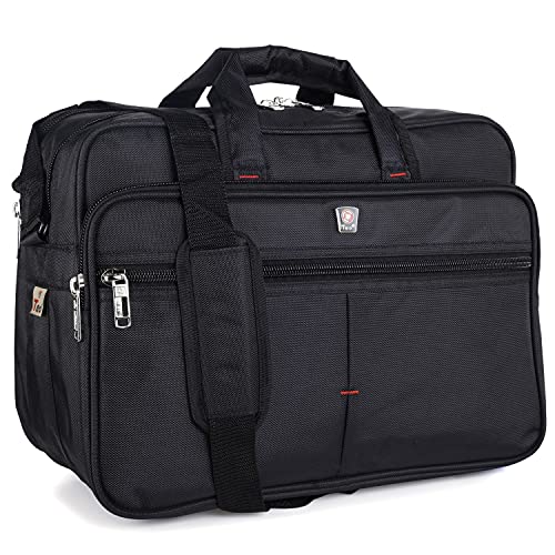 Teo Bag Black 45 Ltrs extra large, 20 Inch Polyester Messeng...