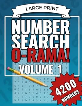 Paperback Number Search O-Rama Volume I Book