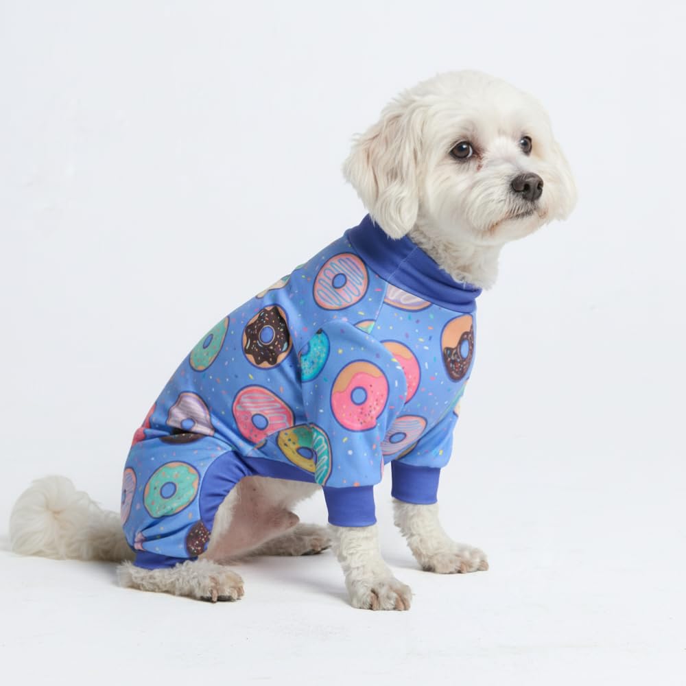 Spark Paws Dog Pajamas - Stretch Onesie Recovery Full Leg Surgery Suit PJS