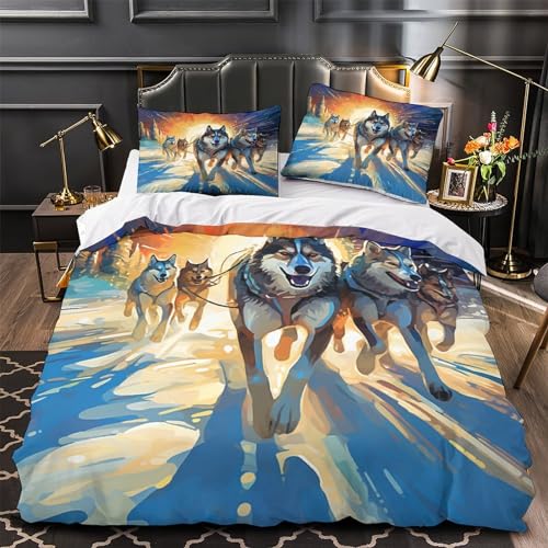 Housse de couette zippée 220x240 microfibre pour lit sans pli