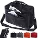 Produktbild Laptoptasche Professionel Umhängetasche Laptop Schultertasch Tragetasche Tablette Aktentasche Für 15-15,6 Zoll Laptop/Tablet/MacBook/Notebook (Schwarz)