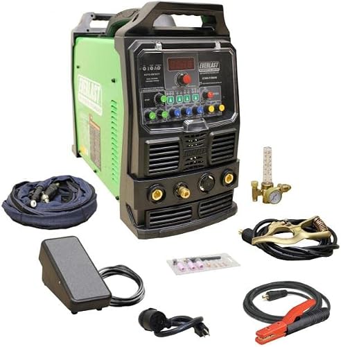 2021 Everlast PowerTIG 200DV 110/220 Dual Voltage 200amp Pulse ACDC Welder