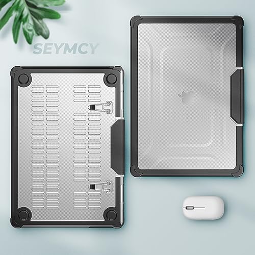SEYMCY Case Compatible with MacBook Air 15 inch Case 2026 2025 2024 2023 / M5 M4 M3 M2 - Image 2