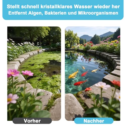 36W UVC Ersatzlampe Leuchtmittel ,mit 2G11 Sockel,UV Lampe Ersatz,Für Teichfilter, Aquarium & Wasserklärer