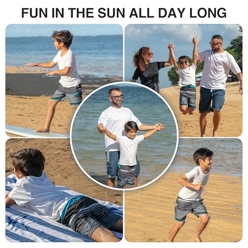 Image of Kanu Surf Boys' Terrapin Turtle Quick Dry Beach Board Shorts Swim Trunk