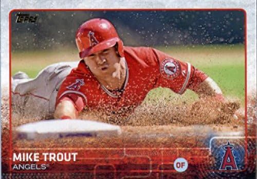 2015 Topps Limited Glossy #300 Mike Trout Baseball Card (Limited to 1000 Made)