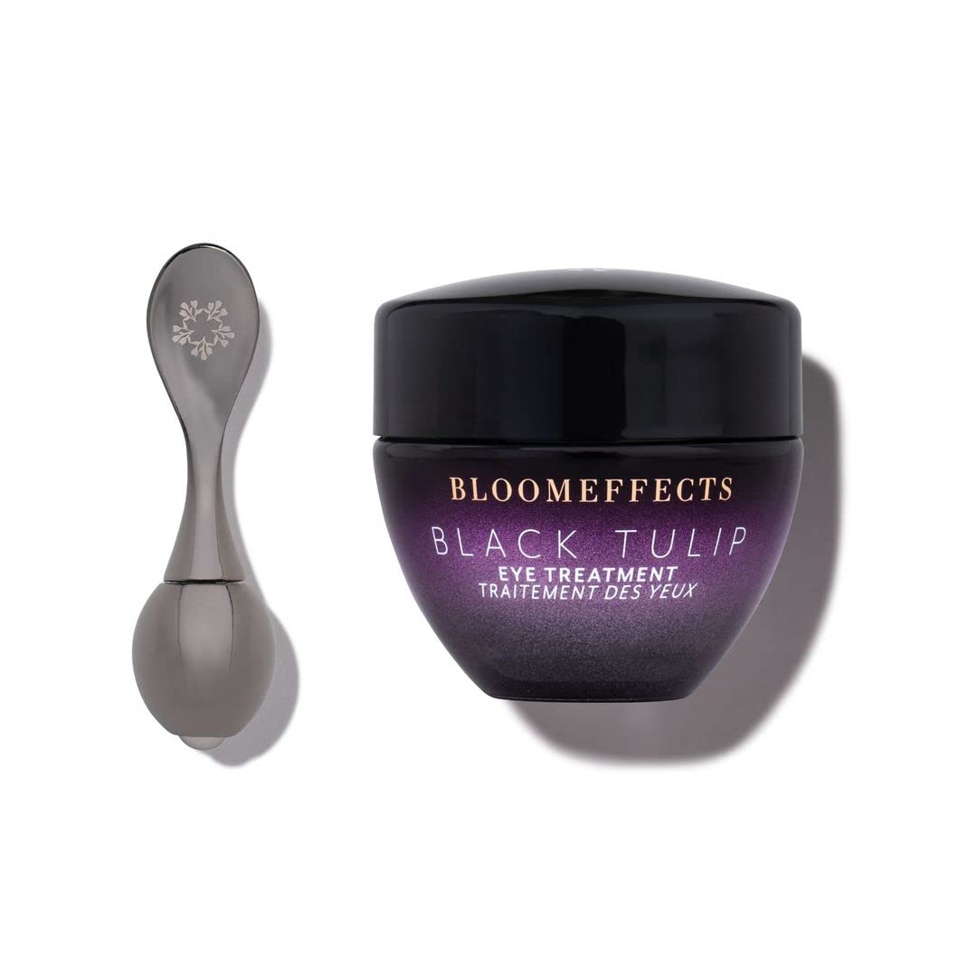 BloomeffectsNatural Black Tulip Eye Treatment Cream | Clean, Non-Toxic Skincare (.5oz | 15mL)