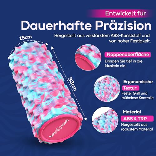 Body & Mind® Faszienrolle Sport-Rolle - Rückenrolle löst Verspannungen – Ansicht 6