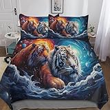 [Weicher Luxus-Bettbezug] Diese Bettbezüge sind sehr nützlich, schützen Ihre Bettdecke und sind sehr leicht zu zerlegen und zu reinigen. Hervorragende Ergänzung für jedes Schlafzimmer, Bett in einer Tasche, Bettwäsche, Bettbezüge. Wunderbare Geburtstagsgeschenkidee für Männer, Frauen, Mütter, Väter, Teenager, Mädchen, Jungen oder alle geliebten.