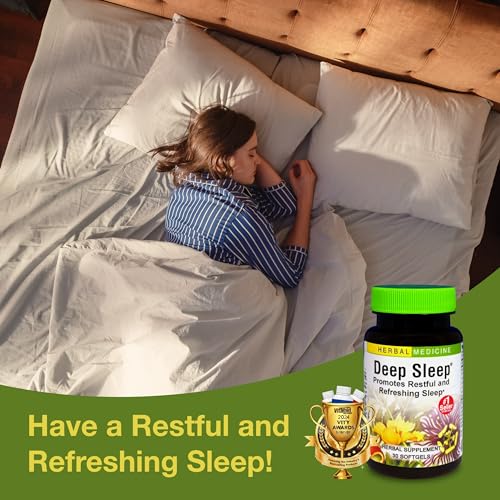 Herbs Etc. Deep Sleep Softgels - Herbal Sleep Support Supplement - Rest & Calming Support with Passionflower, Chamomile & Lemon Balm - 30 Softgels (30 Servings) - Image 5