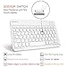 FINTIE Keyboard Case for iPad 9th / 8th / 7th Generation (2021/2020/2019) 10.2 Inch, Soft TPU Back Stand Cover with Pencil Holder, Magnetically Detachable Wireless Bluetooth Keyboard, Marble White