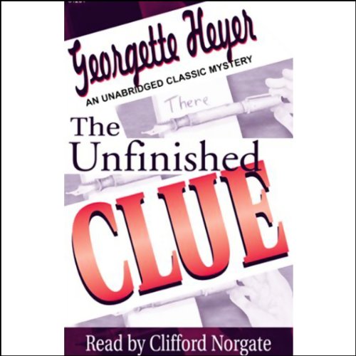 Cover art for The Unfinished Clue