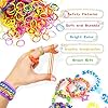 2500+ Loom Bänder Set, 40 Rastern Bunte Gummibänder Kit für Armbänder, DIY Elastisches Loombänder Kinder Armband Basteln mit Perlen Haken Charms Aufbewahrungsbox für Anfänger Junge Mädchen Geschenk #3