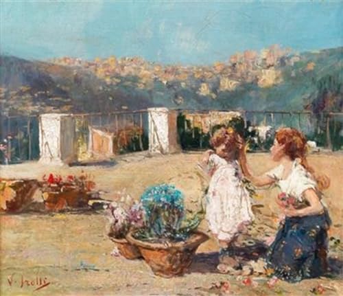 Cuadro en lienzo para decoracion de paredes de salon comedor con pintura famosa de 60x90cm
